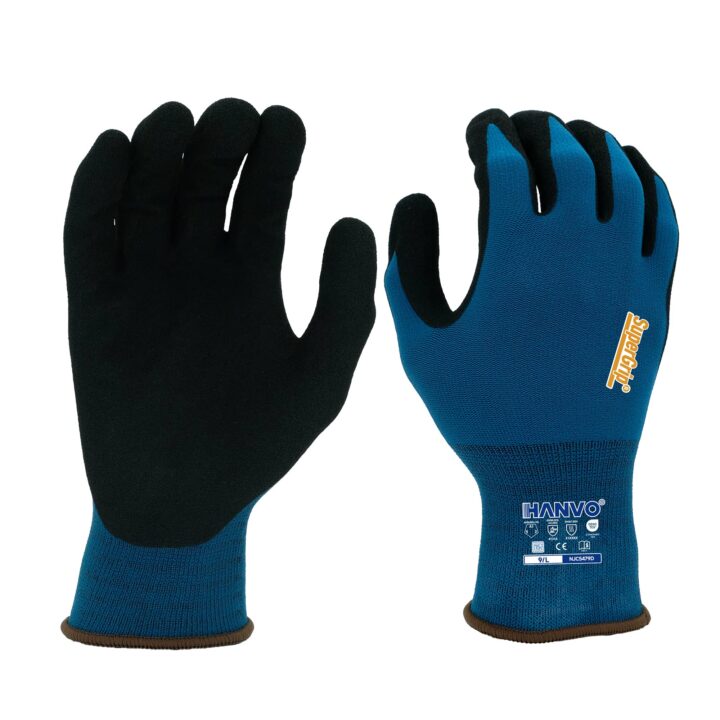 Discover HANVO’s 15-gauge nylon spandex, ANSI & EN388 certified slip-proof sandy foam nitrile safety glove, ultra flexible, breathable and wear-resistant for long-hour industrial use. Ideal for automotive, facility maintenance, machinery equipment, transport warehousing and glass & building materials processing.