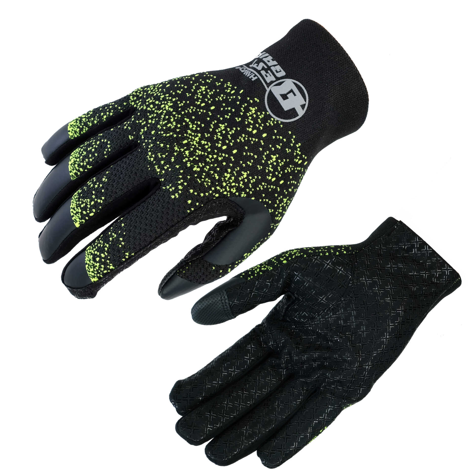 HANVO 18-gauge lightweight work glove crafted with super stretchy yarns and 3D knit construction for a snug, ergonomic fit that enhances dexterity and breathability. Lightweight suede fabric palm delivers softness and flexibility; dual-layer reinforcement at the fingertips provides extra protection against wear. Full silicone printing on the palm offers excellent anti-slip grip and long-lasting durability. Ideal for light assembly, facility maintenance, warehousing, precision handling.
