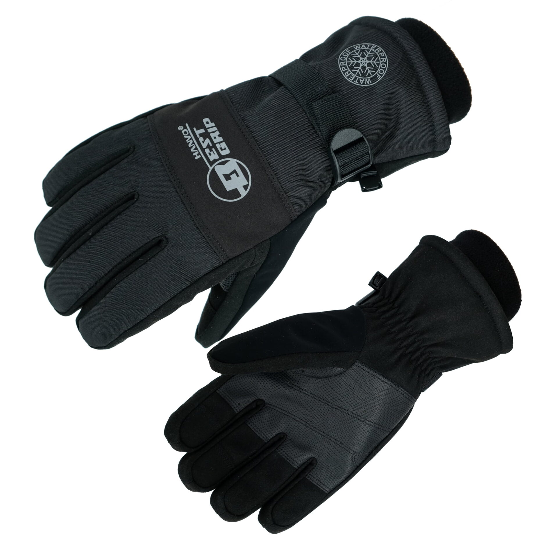 HANVO 18-gauge lightweight cold-weather work glove with 3M Thinsulate™ 40G insulation for balanced warmth and dexterity. 360° TPU membrane construction delivers full waterproof and windproof protection. PU palm offers excellent anti-slip grip in wet and cold conditions; Oxford fabric back with waterproof TPU membrane blocks cold wind. Ideal for light outdoor winter work, cold storage, logistics, utility maintenance.