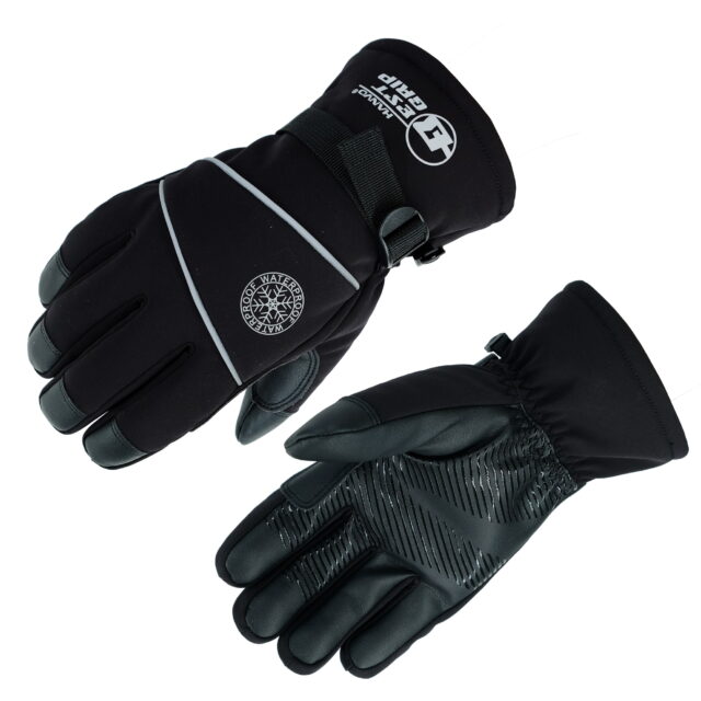 HANVO 18-gauge cold-weather work glove with 3M Thinsulate™ 150G & 200G dual insulation, trapping body heat while allowing moisture escape for all-day warmth. Soft two-way stretch fabric back with waterproof TPU membrane blocks cold wind; 360° full TPU membrane construction keeps the glove fully waterproof while maintaining breathability. Synthetic leather palm reinforcement with silicone printing delivers excellent anti-slip grip and durable abrasion resistance. Ideal for outdoor winter construction, cold storage handling, utility maintenance, logistics.