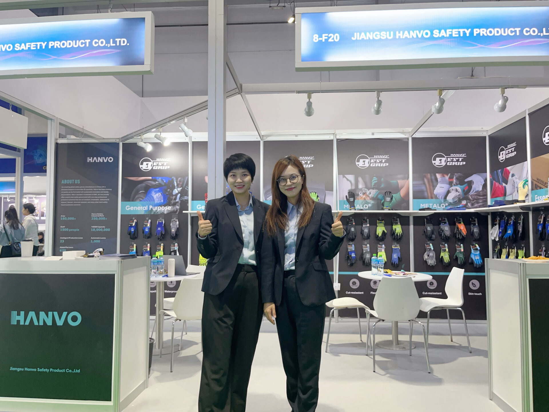 HANVO Safety Team at Intersec Dubai, UAE, 2024